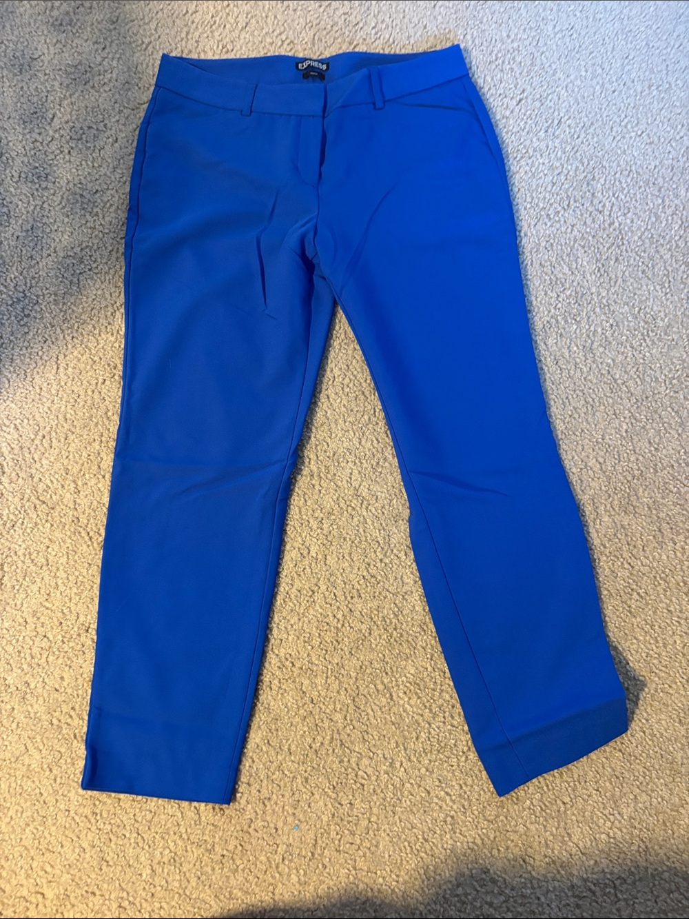 Like New Express Editor Slim Dress Pants in Bright Blue